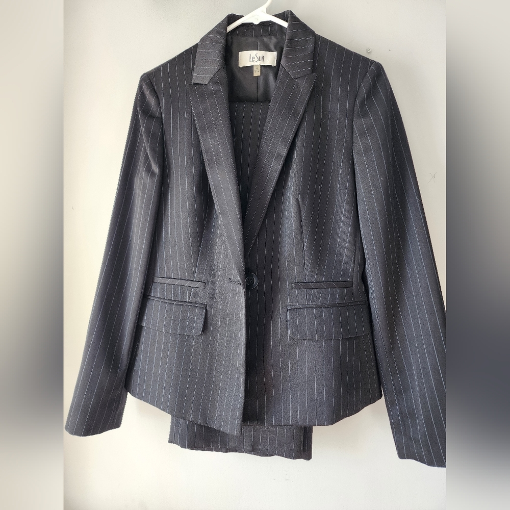 LeSuit pinstripe suit